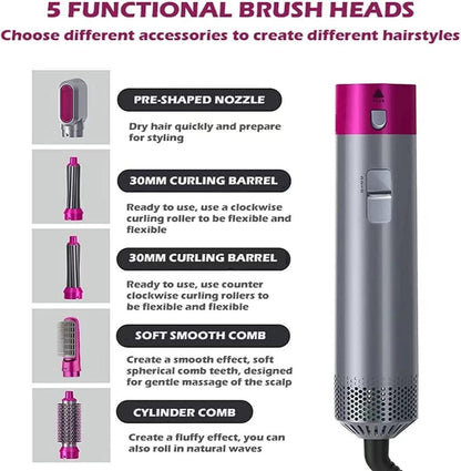 5 in 1 Multifunctional Hair Dryer Styler.