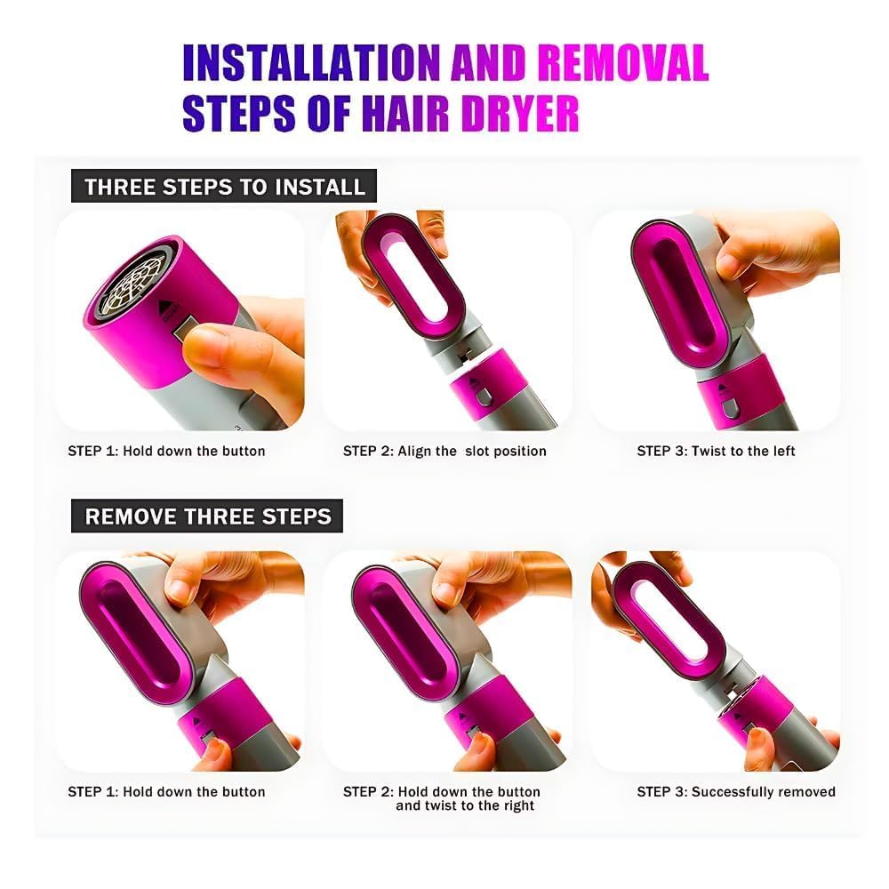 5 in 1 Multifunctional Hair Dryer Styler.