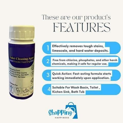 Toilet Cleaning Agent 100 gm ( Buy 1 Get 1 Free )