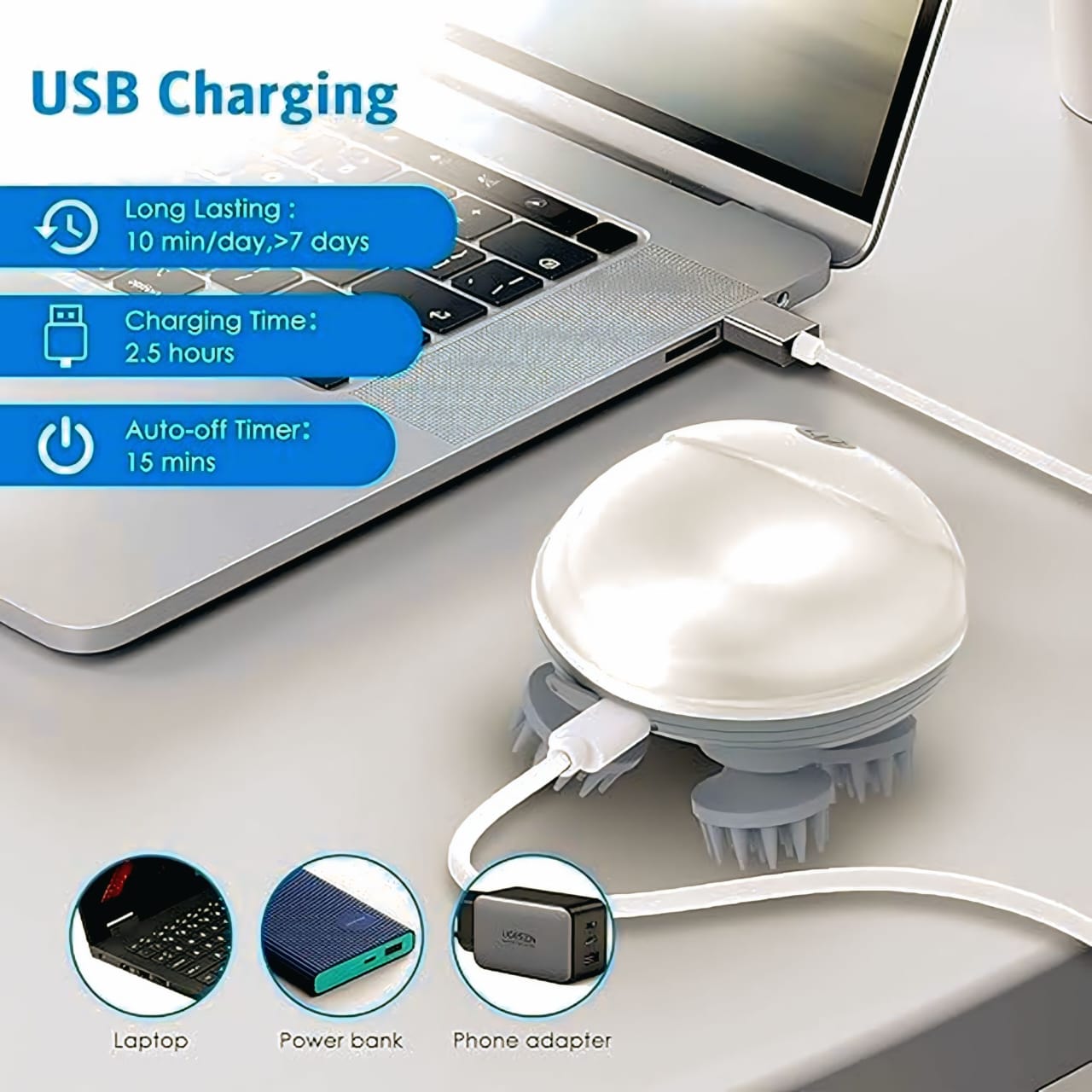 Smart, Electric Head Massager.