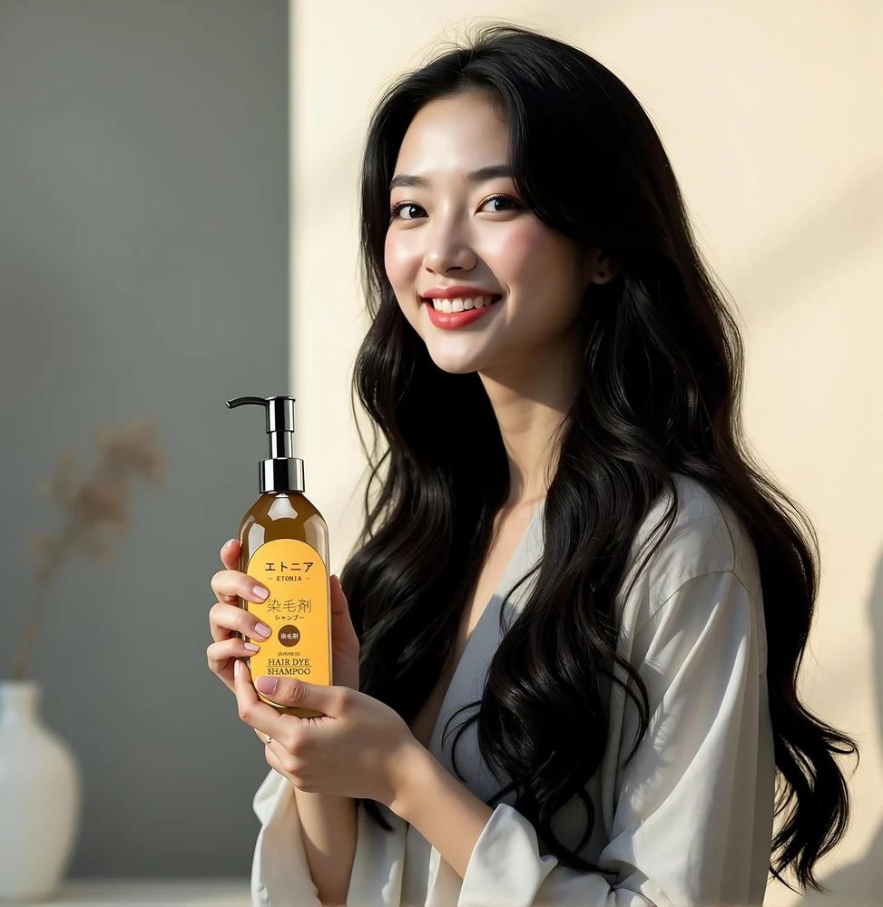 ✨ Long Lasting Natural Hair Dye Shampoo ( Pack of 2 )✨ Buy 1 🧴Get 1 Free 🧴