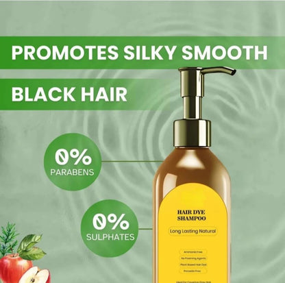 ✨ Long Lasting Natural Hair Dye Shampoo ( Pack of 2 )✨ Buy 1 🧴Get 1 Free 🧴